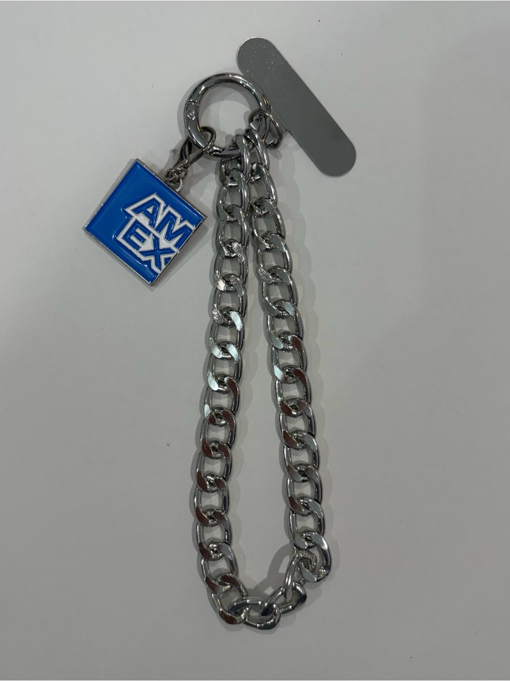 Silver Phone Chain With Charm